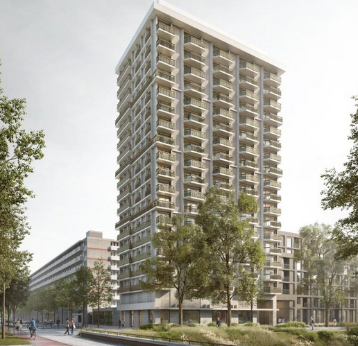 De bouw van Opportuna te Amsterdam is officieel gestart