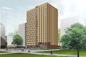 Hoogste Punt Gebouw Sequoia te Utrecht