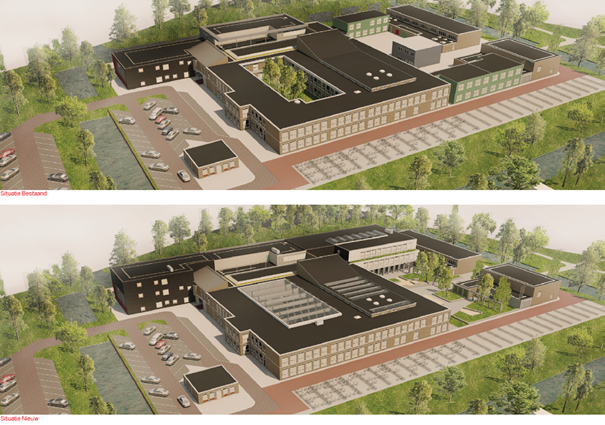 Nieuwbouw van het Keizer Karel College in Amstelveen
