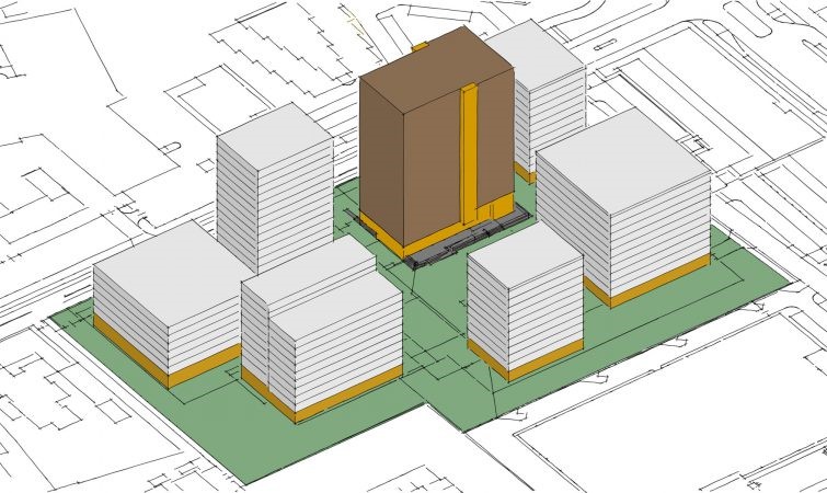 Start bouw van woontoren Sequoia te Utrecht